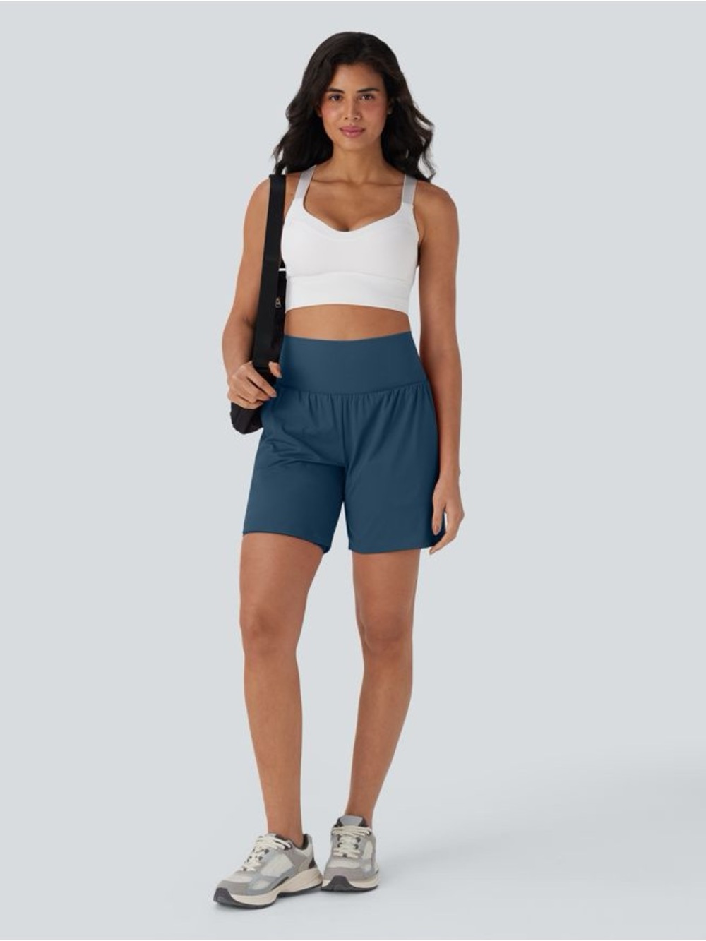 Halara SoftlyZero Airy Super High Waisted Cool Touch Yoga Shorts with Pockets